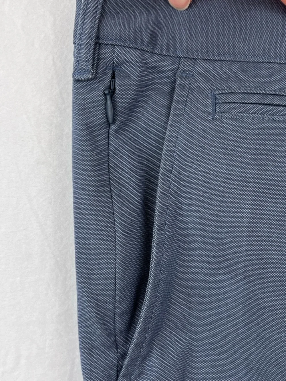 J. Crew Blue 770 Straight-fit tech oxford pant size 38 x 32  BX186 NEW Casual